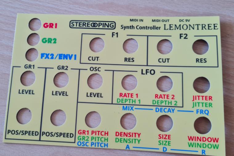 Magnet Faceplate - Lemondrop Einzelstück